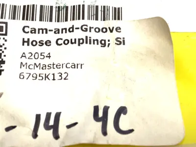 6795K132 | Stainless Steel Cam-and-Groove Hose Coupling 2-Lever 1-1/2 NPT Male - New