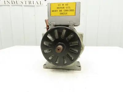 Conde 55730S Vacuum Pump W Automatic Oiler 3/4" NPT 3/4" Double Shaft