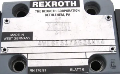 NEW REXROTH 4WE6E51/AG24NK4 SOLENOID VALVE 4WE6E51AG24NK4