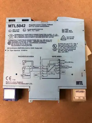 Measurement Technology MTL5042 Repeater Power Supply 4-20mA 28V