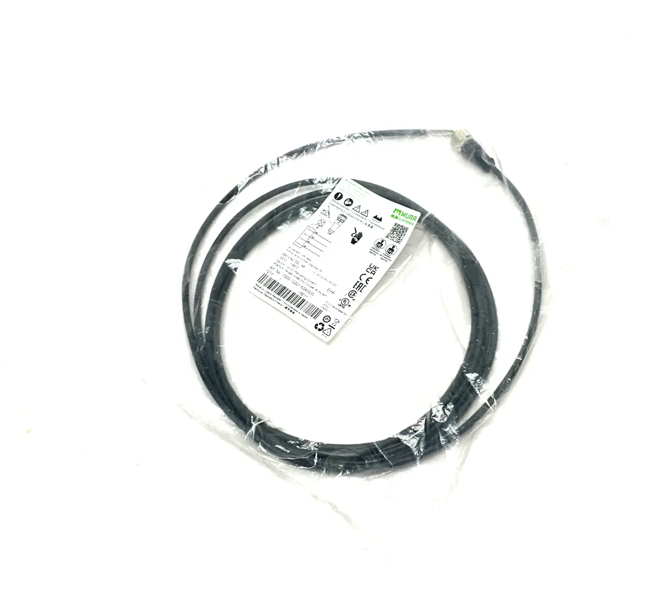NEW MURRELEKTRONIK SINGLE ENDED M12 FEMALE 0° A-COD. CORDSET
