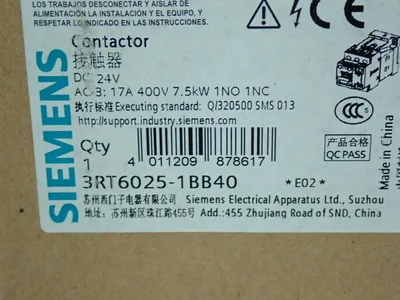 NEW SIEMENS 3RT60251BB40