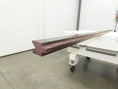 Press Brake Die 122-3/4" Long 90° 1" V With 1/2 x 5/8" Shank