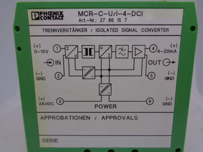 USED PHOENIX CONTACT MCR-C-U/I-4-DCI