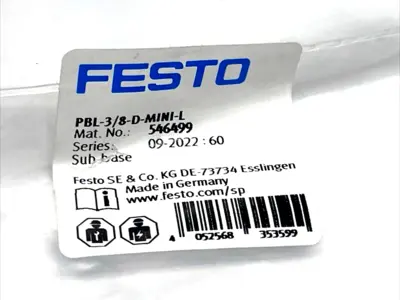 USED FESTO 546499, PBL-3/8-D-MINI-L