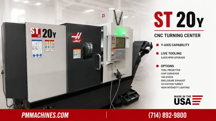 Used 2020 HAAS ST-20Y CNC Lathes California US | PM Machines #1175627
