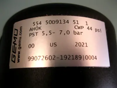 NEW GEMU 554-50D9134-51-1