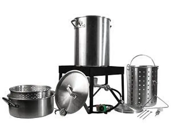 9 PIECE TURKER FRYER KIT - COMES WITH PROPANE BURNER