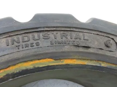 Industrial Limited 16x6x10.5 Forklift Tire Traction Solid Press-on Black