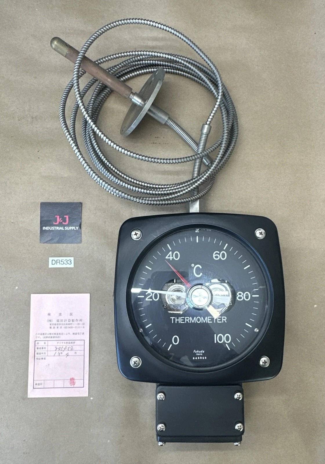 NEW FUKUDA Fukuda Tokyo Industrial Thermometer