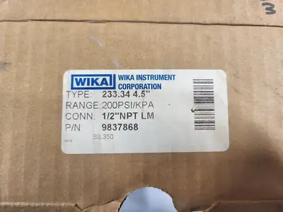 NEW WIKA 233.34