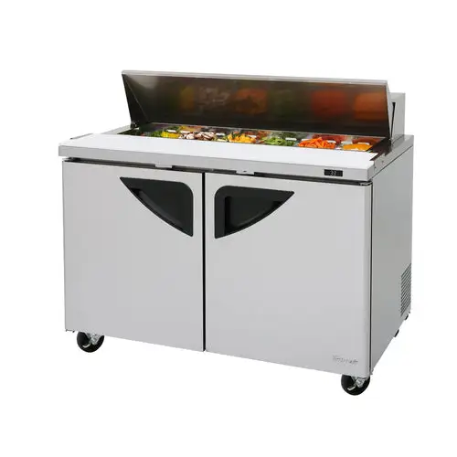 Turbo Air TST-48SD-N 48" Super Deluxe Sandwich/Salad Prep Table w/ Refrigerated Base, 115v