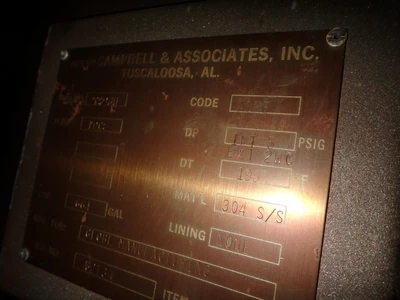 664 Gallon 304 Stainless Vertical Tanks with Load Cells