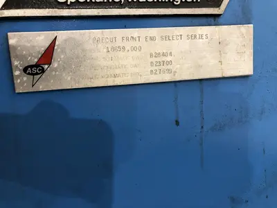 USED ASC PRECUT FRONT END SELECT