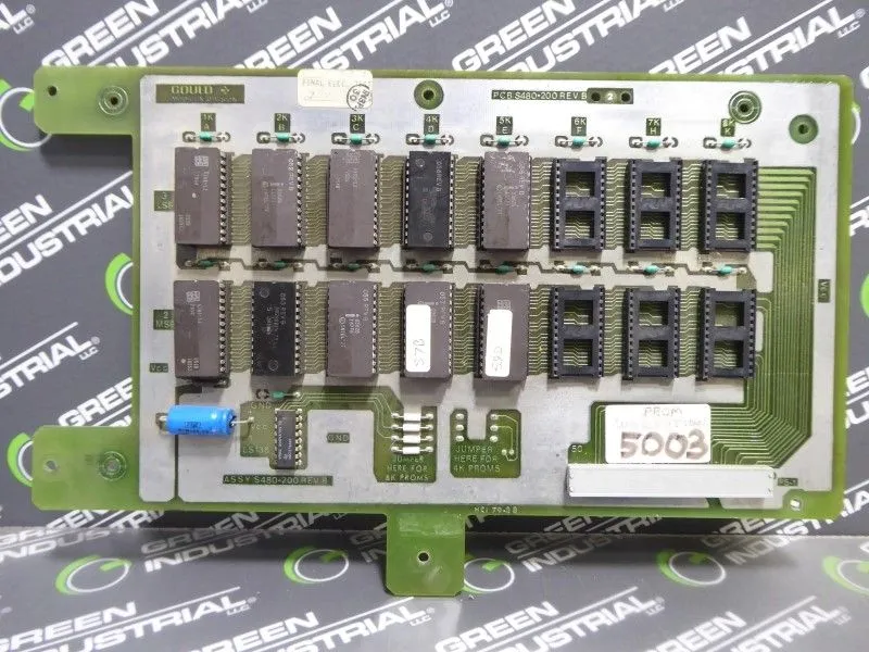 Gould / Modicon S480-200 CPU Memory Board Rev. B Used