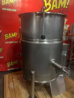 Cleveland KGL25 25 gal Steam Kettle - Stationary, 2/3 Jacket, Natural Gas