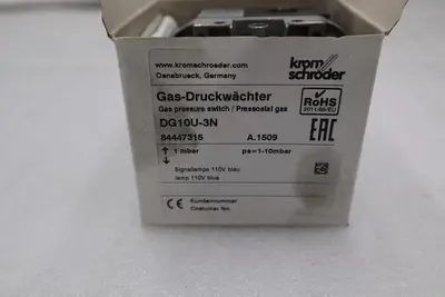 NEW KROM SCHRODER DG10U-3N 84447315 GAS PRESSURE SWITCH STOCK H845