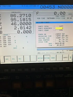 Used 2007 SNK NISSIN BP-130-3.5 Horizontal Table Type Boring Mills New York US | Prime Machinery #1169769