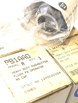 4 NEW WESTINGHOUSE PB1AA0 HEAVY DUTY PUSHBUTTONS NO CAP