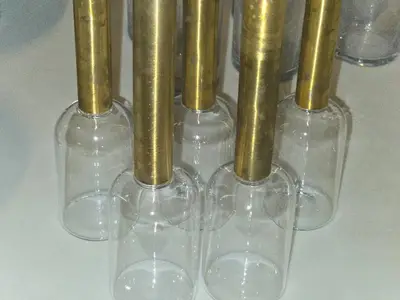 Lot of (4) Bud Vase - Zoya by Accent Décor 3 1/2" x 20"