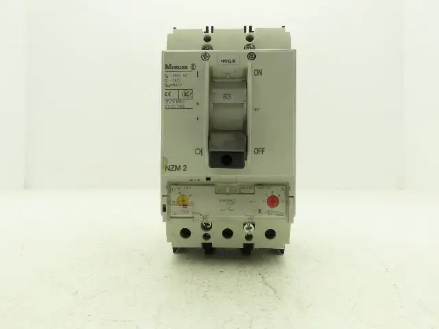 Moeller NZMB2 A63-NA Circuit Breaker 63A 600VAC 3 Pole