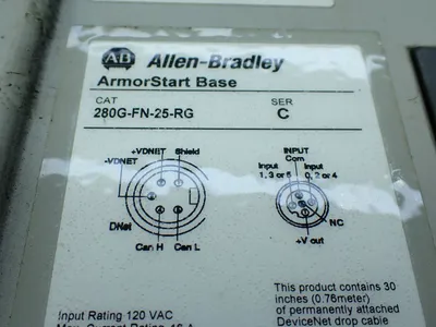 USED ALLENBRADLEY 280GFN25RG