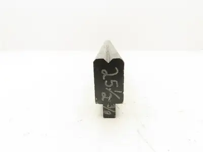 Press Brake Die 25-1/2" Long 90° V 1/2" Tang 1-3/32" W 1-3/4" H 45° Bevel