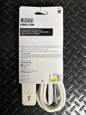 Master Electrician Surge Strips & Power Strips - 3 ft/8 ft cords (510J, 15A) Lot of 6