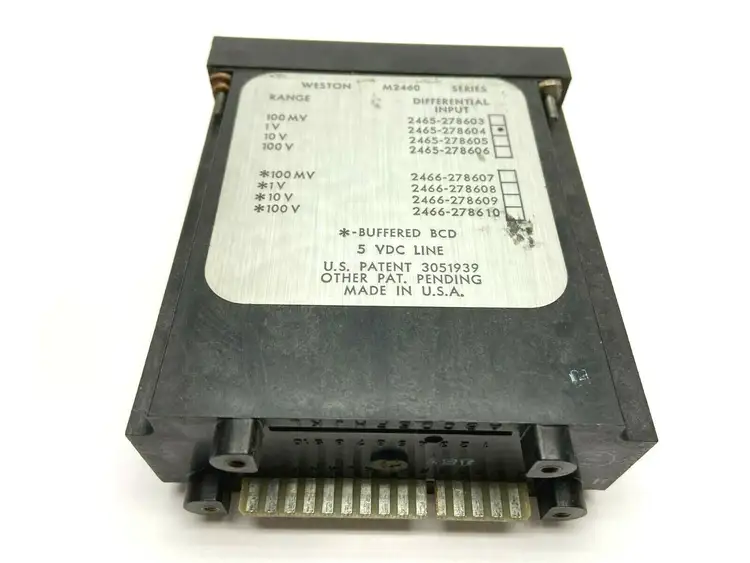 Used WESTON DIGITAL PANEL METER 1V RANGE Voltmeters Michigan US | Maverick Industrial Sales #1122844