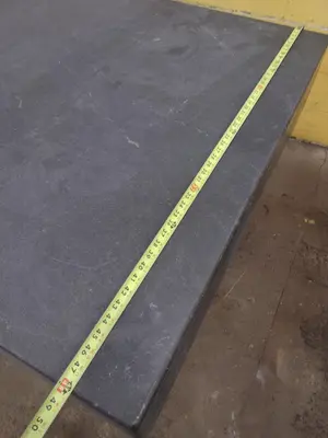 8' X 4' X 10" CHALLENGE PRECISION LAYOUT INSPECTION GRANITE TABLE: STOCK #23809