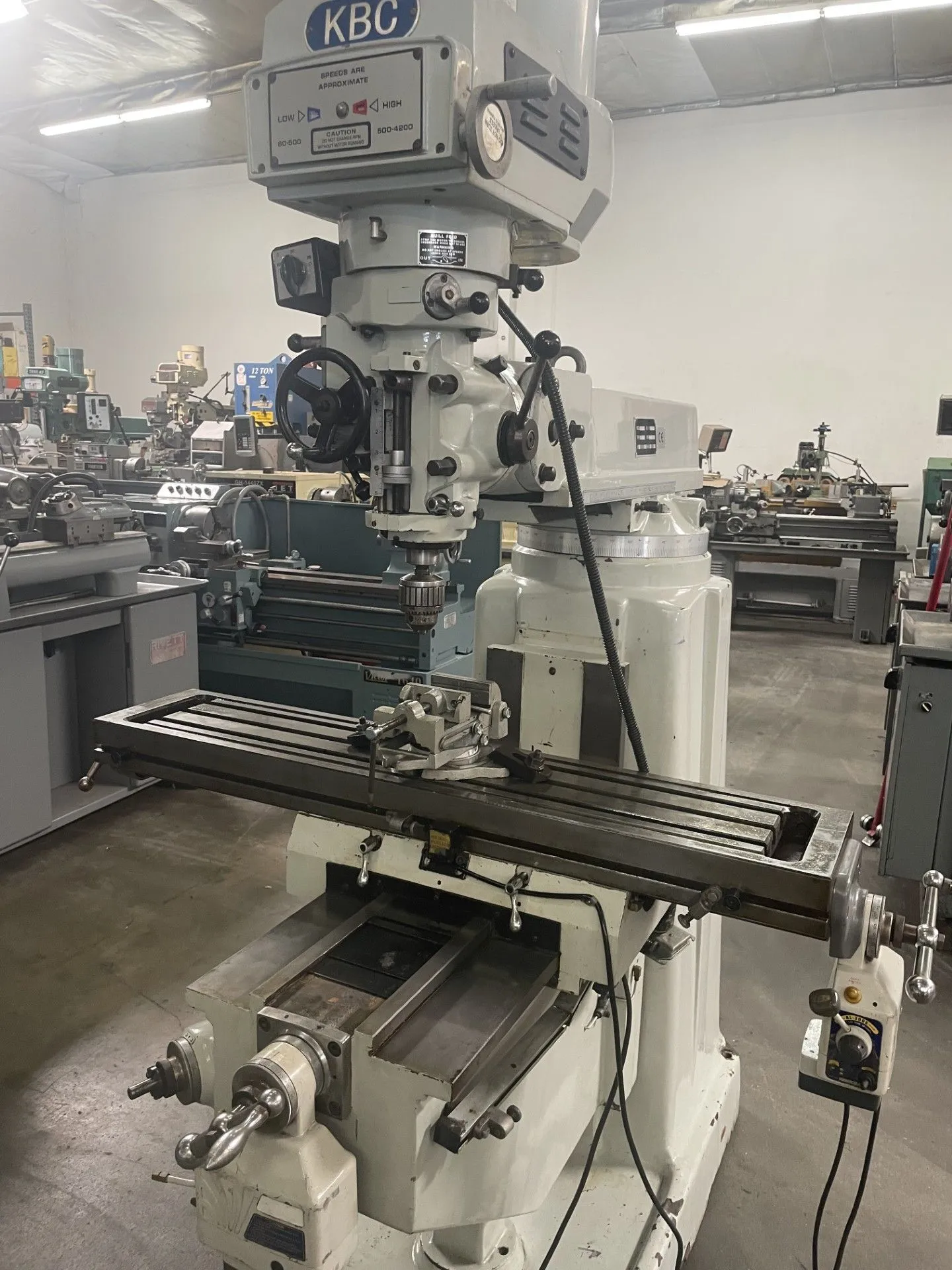 Used KBC MACHINERY TUM-3VS Vertical Mills California US | Wheeler Machinery Sales #1352333