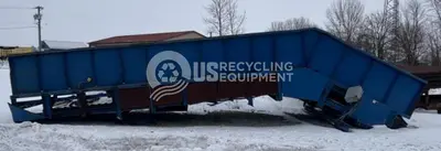 USED 2012 ENDURAVEYOR 72" WIDE CLEATED STEEL BELT CONVEYOR