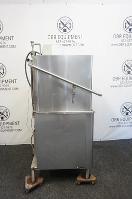 HOBART SINGLE RACK HIGH TEMPERATURE NATURAL GAS DISHWASHER MODEL AM15
