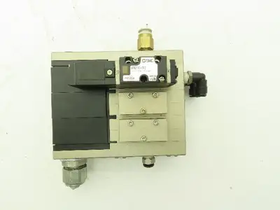 SMC VFR2100-5FZ Pneumatic Air Directional Control Spool Valve Manifold 24VDC