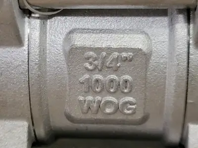 3/4" 1000 WOG Ball Valve CF8M (Box of 3)