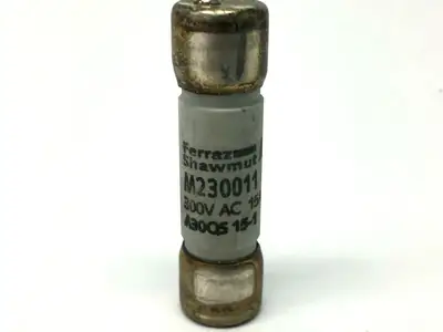 Used Ferraz Shawmut Semiconductor Fuse 15A Fuses Michigan US | Maverick Industrial Sales #1410634