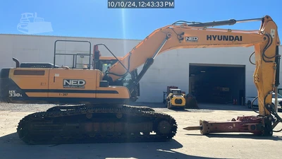 Used 2017 HYUNDAI HX330L Crawler Excavators North Carolina US | National Equipment Dealers #1436885