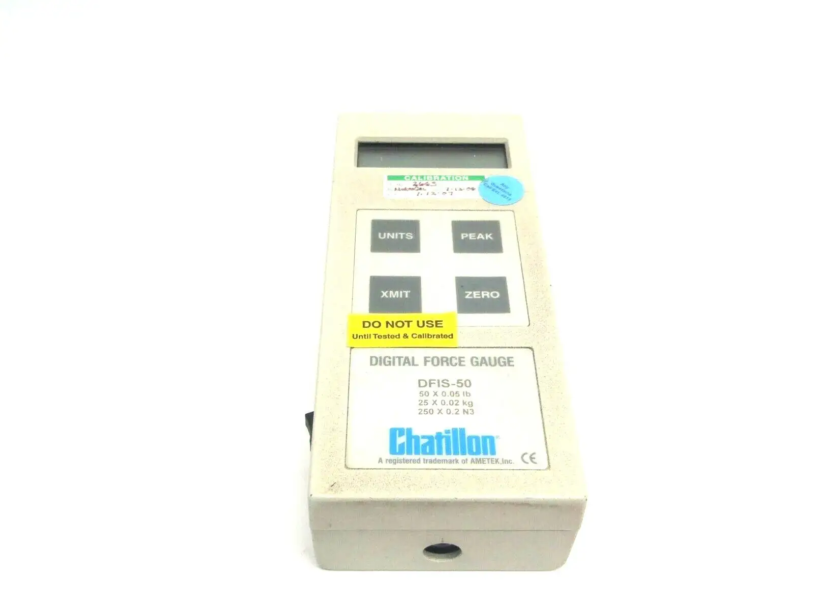 USED CHATILLON DIGITAL FORCE GAUGE