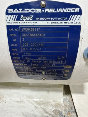 NEW Baldor EWDM3611T