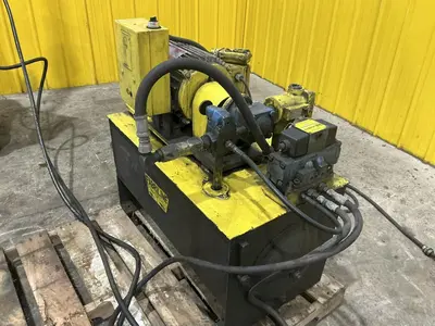 100 TON PEDDINGHAUS MODEL #WP-100-12  PORTABLE HYDRAULIC WEB PUNCH PRESS: YOBRO #24626
