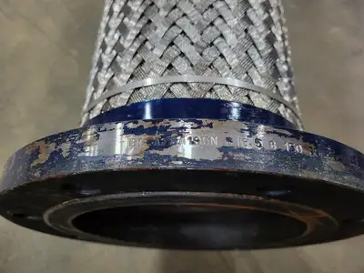 3.5' Flanged Metal Flex Hose 0D06902.2C