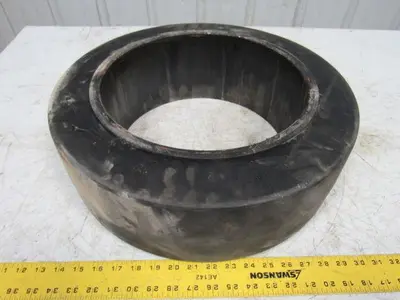Superior Tire 18x6x12-1/8 Press On Forklift Wheel Tire Hard Rubber Smooth