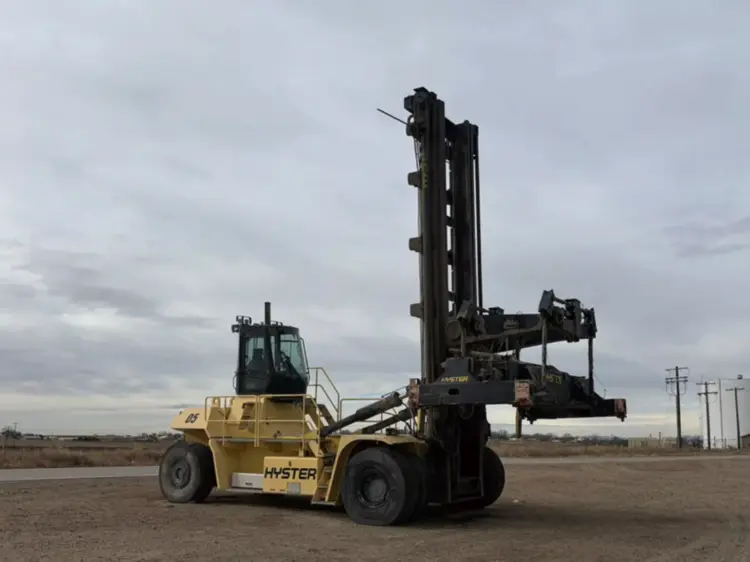 Used 2019 HYSTER 1150 CH FORKLIFT 90,300 LBS CAPACITY Reach Stackers & Container Handlers Colorado US | IRS Auction #915888