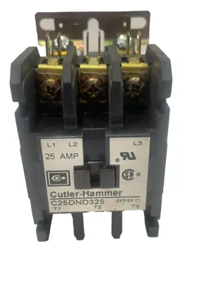 NEW CUTLER HAMMER C25DND325A CONTACTOR 3 POLE 104/120V 50/60HZ