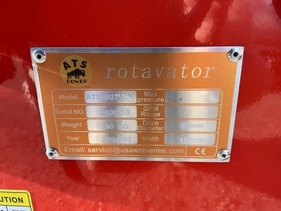 Used ATS POWER ATS-SGTL180 ROTARY TILLER Rotary Tillers Michigan US | Miedema Asset Management Group #1768725