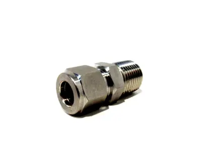 BOX OF 4 NEW HAM-LET 768L-SS-1/2-1/2 MALE STUD NPT TUBE 768LSS1212