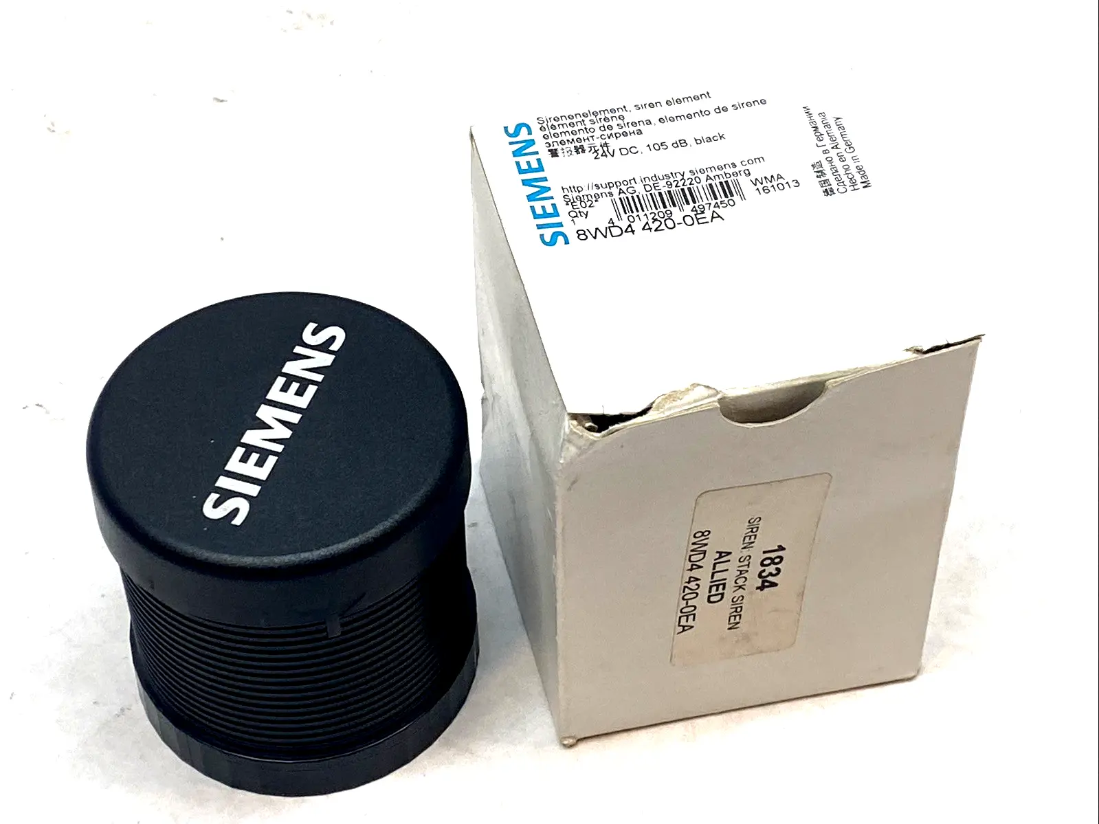 New | in-Stock Siemens Siren Element 24V AC/DC 105dB 70mm Misc Electrical & Power Parts Michigan US | Maverick Industrial Sales #1391798