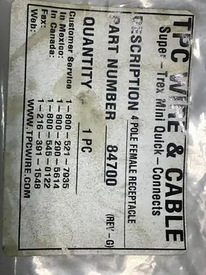 NEW TPC WIRE & CABLE 84700