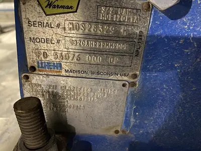 Used WEIR WARMAN 032CAHRRRHH9009 Centrifugal Pumps North Carolina US | DH Griffin Used Equipment #1383677