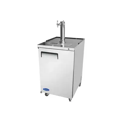 New | in-Stock Atosa New Atosa MKC23GR 23" Keg Cooler with 1 Dual Tap Tower Beer Equipment Illinois US | Falcon Restaurant Supply #1375399